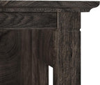 Bush Furniture Tall 5 Shelf Bookcase for Living Room or Home Office, Large Bookshelf, Modern Farmhouse Style, Key West Collection, Dark Gray Hickory