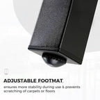 Grand patio Outdoor Dining Set for 6, 7PCS Patio Table and Chairs Set, Metal Woven Wicker Fixed Patio Chairs with Thickened Cushions & Rectangular Woodgrain Dining Table with Umbrella Hole (Natural)