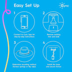 Cync GE Reveal Smart LED Recessed Downlight, Color Changing WiFi Light, Matter Compatible, Compatible with Alexa and Google Home, 6in, 2-Pack
