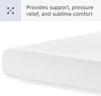 Signature Design by Ashley Queen Size 8 Inch Medium Firm Charcoal Gel & Green Tea Infused Memory Foam Mattress for Pressure Relief, Fiberglass Free, Mattress In A Box