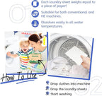 CLEARALIF Laundry Detergent Sheets (480 Loads), Fresh Linen,Great For Travel,Apartments, Dorms,CLEARALIF Laundry Detergent Strips Eco Friendly & Hypoallergenic (Pack of 3)
