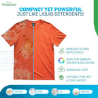 Purecise - Toss & Go - Unscented Laundry Detergent Sheets - No Mess, Skin-Friendly, Fast-Dissolving, Scent Free - 30 Loads - 5ct Pack of 3
