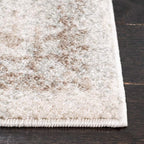 SAFAVIEH Evoke Collection Runner Rug - 2'2" x 9', Ivory & Taupe, Distressed Design, Non-Shedding & Easy to Clean, Ideal for Foyer, Bedroom, Kitchen, Hallway (EVK256E)