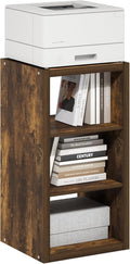 Furinno Cubicle Book Shelf, 3-Cube Thick Frame Bookshelf, Horizontally & Vertically Reversible Bookcase with Open Back, 14.6 x 15.9 x 44, for Living Room, Bedroom, Home Office, Amber Pine