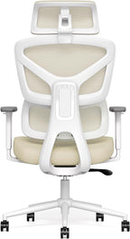 Ergonomic Office Chair, High Back Mesh Desk Chair with 4-Position Height Adjustable Back, 3D Armrests, Adaptive Lumbar Support, 3-Level Tilt Function, 3D Headrest, Comfy Computer Gaming Chairs