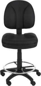 OEF Furnishings Comfort Office Stool, 24.5"-34.5" Height