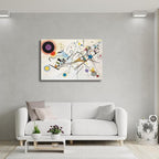 Wieco Art Large Wassily Kandinsky Composition VIII Picture Reproduction of Famous Paintings Canvas Prints Wall Art Canvas Wall Art for Living Room Home Decor and Wall Decorations