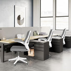 Mesh Office Computer Desk Managerial Executive Chair, Ergonomic High Back Comfy Swivel Gaming Home Chairs with Wheels, Comfortable Lumbar Support, Comfy Arms for Study,Home,Bedroom