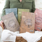 Grab Green Stoneworks Natural Laundry Detergent Powder Pods, Rose Petal, 50 loads