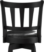 Hillsdale Presque Isle Swivel Stool, Counter Height, Black