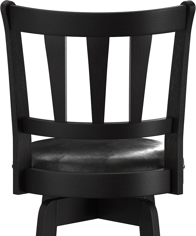 Hillsdale Presque Isle Swivel Stool, Counter Height, Black
