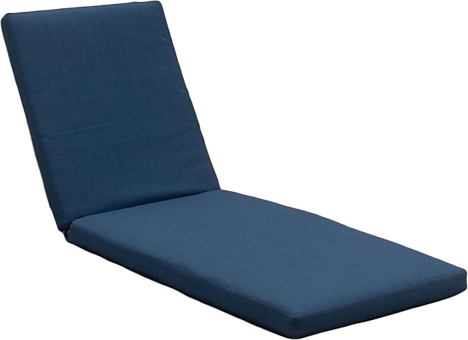 Tommy Bahama Chaise Cushion, 26" X 77" X 2.5", Bamboo Bay Cobalt