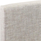 MAKLAINE Full/Queen Upholstered Linen Fabric Headboard in Beige