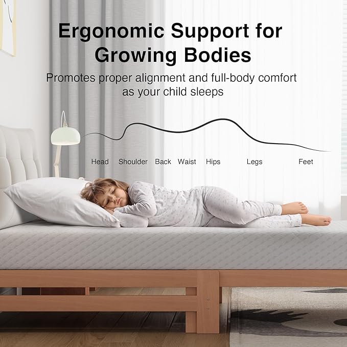 Novilla Twin Size Mattress, 8 Inch Memory Foam Mattress Twin for Pressure Relief, Comfort & Cool Refreshing Sleep, CertiPUR-US Certified Mattress in a Box, Medium Firm