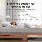 Novilla Full Mattress, 6 Inch Full Memory Foam Mattress for Pressure Relief & Comfort Sleep, with Spine Support for Kids, CertiPUR-US Certified Mattress in a Box, Medium Firm