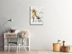 Wieco Art Canvas Prints Gewebe 1923 by Wassily Kandinsky Classic Art Reproductions Abstract Gallery Wrapped Canvas Wall Art for Living Room Home Decor and Wall Decorations