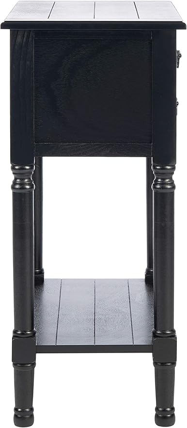 SAFAVIEH Home Collection Primrose Black 3-Drawer Console Table