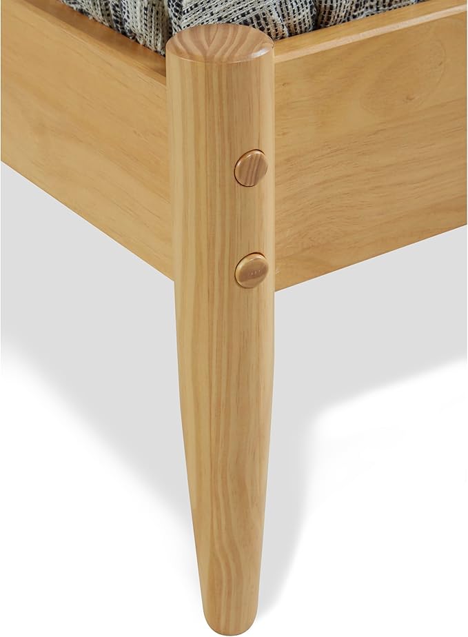 Camaflexi Mid-Century Panel Bed - King Size - Scandinavian Oak Finish