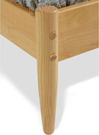 Camaflexi Mid-Century Panel Bed - King Size - Scandinavian Oak Finish