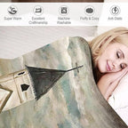 Christian Church Blanket Religious Gifts for Women Men Christian Throw Blanket for Kids Adults Soft Warm Cozy Fleece Blanket for Couch Sofa Bed 60"x80"