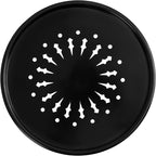 Kate and Laurel Miki Modern Pedestal Drink Table, 10 x 10 x 23, Black, Decorative Accent Patio Table for Use as Plant Stand Indoors or Outdoors or as a Living Room Martini Table