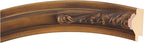OVALCREST Oval Beveled Wall Mirror for Home Decor - Florence Style - Sunset Gold - 34" x 28"