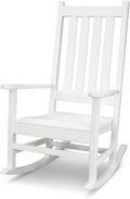 POLYWOOD® Vineyard Porch Rocking Chair (White)