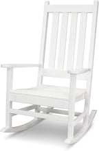 POLYWOOD® Vineyard Porch Rocking Chair (White)