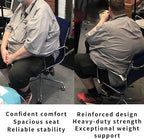 Ergonomic Desk Chair Computer Chairs with Armrests and Wheels Heavy Duty Wide Seat for Home Office Comfortable 22.83in Chair for Women and Men，Gold Black