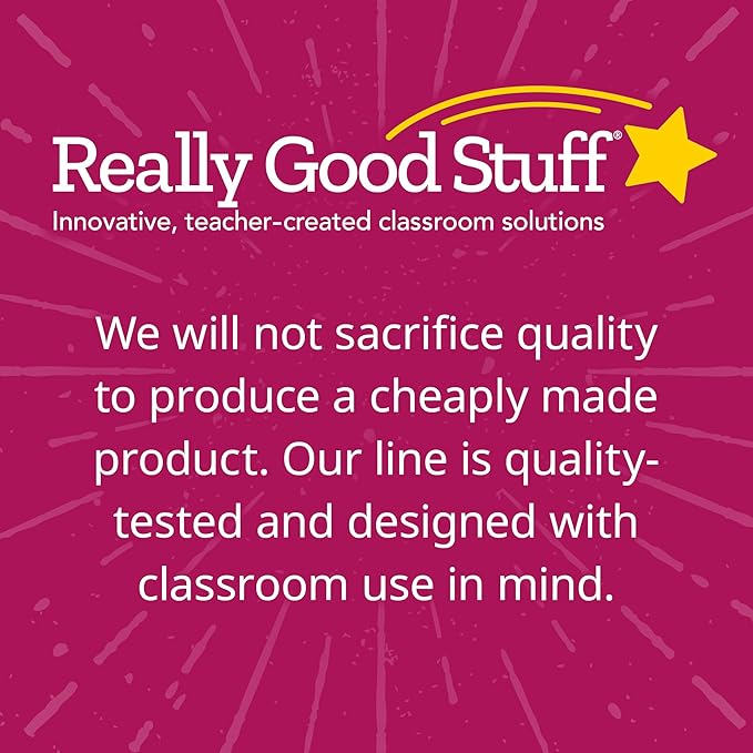 Really Good Stuff-160074GRN Stackable Plastic Book and Organizer Bins for Classroom or Home Use – Sturdy, Colored Plastic Baskets (Set of 12)