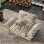 POVISON Oversized Modular Sectional Sofa for Living Room with Adjustable Backrest Modern Sectional Couches Deep Couch Seats Ottoman Corner Large Big Comfy Sofa Set for House Office(Regular Sofa)