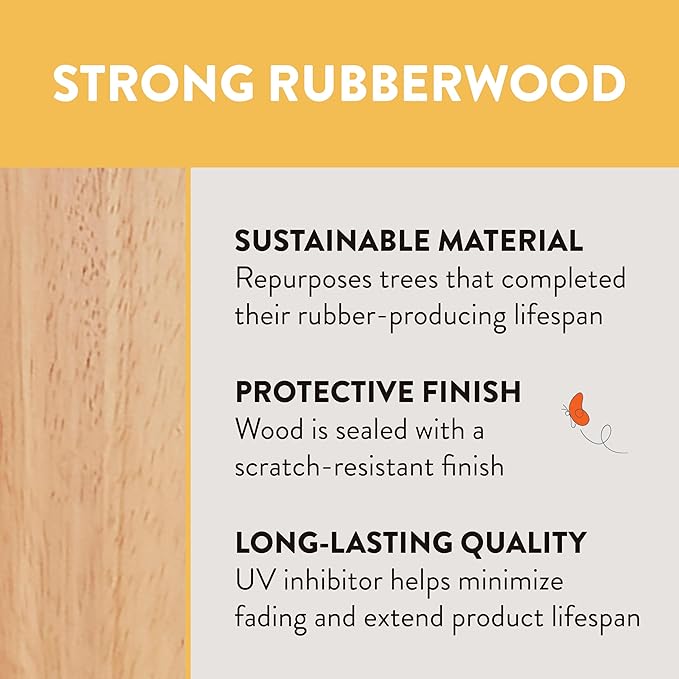 Kids Wood Table, Rectangle, 24in x 36in, Kids Furniture, Natural