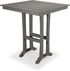 POLYWOOD® Bar Table, Slate Grey