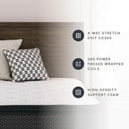Signature Design by Ashley Limited Edition Pillow Top 13 " Pillow Top Hybrid Mattress with Gel Memory Foam and Edge Support for Cool Sleep and Pressure Relief, Full, Fiberglass Free, Mattress In A Box