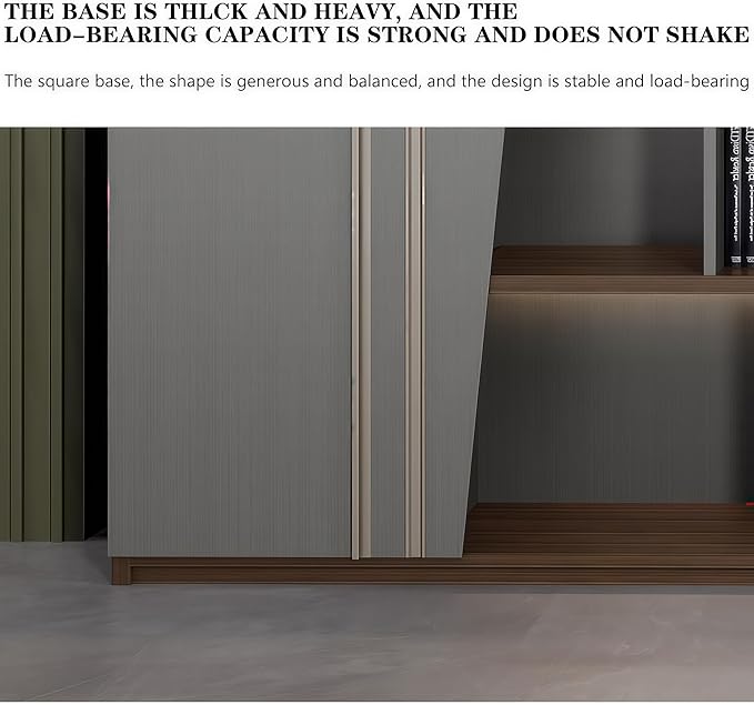 Modern Executive Desk, 102.4 inch L Shaped Desk with Storage, L Shape Corner Desk Drawers and Lockable Storage No Installation Required, Without Desk or Computer Chair (Filing Cabinet)