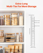 VEVOR Shelf Pilaster, 36.3-inch 8 Pack, Adjustable Shelf Brackets Steel Mortise Mount Pilaster Strip Standards with 32 Screws, Suitable for Wall Shelving System Cabinet Closet Organization