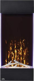 Napoleon Allure 38 inch Vertical Wall Mount Electric Fireplace - Black, NEFVC38H
