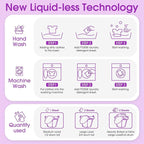 Poesie Laundry Detergent Sheets Lavender Scent 3 Pack 480 Sheets 240 Loads Laundry Strips No Plastic Jug Liquidless Travel Portable Laundry Detergent HE for Camping Dorm Life