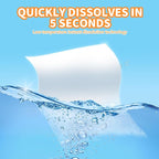 BellaLuce Laundry Detergent Sheets - Laundry Sheets, 240 Loads, Eco-Friendly, Plastic-Free, Fresh Linen Scent, Space Saving, Fast Dissolve & Hypoallergenic, Laundry Detergent for Home,Dorms,Essentials