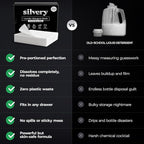 Silvery Laundry Detergent Sheets (100 Loads) - Ultra-Concentrated Eco-Friendly Washing Strips – No Plastic Jugs & Perfect for Travel (Unscented)