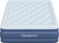 Beautyrest Supreme Air, Full Size Air Mattress with Built-in Pump, Raised Inflatable Bed for Adults, Puncture-Resistant Vinyl, Auto Shut-Off, 650lb Support, Guest Bed, Camping Airbed, 3-Year Warranty