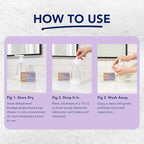 Brave Planet Foaming Hand Soap Refills – Eco-Friendly Lavender Scented Sheets that are Biodegradable - Just Add Water to Dissolve & Refill 3-5 Bottles or Use Individually for Travel or Camping 15 Ct
