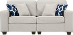 Legend Vansen Modular Sectional Sofa L Shaped Couch with Ottoman Modern Reversible Corner Sectional Couch for Living Room