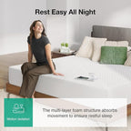 Novilla King Size Mattress, 10 Inch Memory Foam Mattress King for Balanced Support & Pressure Relief, Cooling Comfort for Nightlong Refreshment, CertiPUR-US Certified Mattress in a Box, Medium Firm