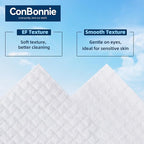 Clean Face Towels XL, 10"×12" Biobased Facial Towels, Disposable Face Towelette, Makeup Remover Dry Wipes, Extra Thick and Soft for Skin Care, Clean Skin, 200 Count (4 Pack)
