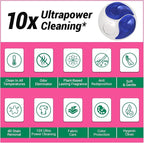 WBM Laundry Detergent Pods - Ultra-Concentrated, Hypoallergenic, Stain-Fighting, Evergreen Scent, 32-Pack, Recyclable Packaging for Eco-Friendly Cleaning