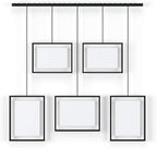 Umbra, Black Exhibit Multi Picture Frame Photo Display