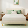 King Mattress 10 Inch Green Tea Memory Foam Mattress for Cool Sleep & Pressure Relief, Medium Feel Support,Fiberglass Free, Bed in a Box, Removable Washable Cover, CertiPUR-US Certified