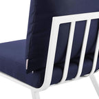 Modway Riverside Outdoor Furniture, 4-Piece Set, White Navy