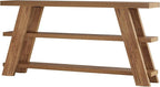 Tribesigns 70.9" Extra Long Console Table with Storage, 3-Tier Narrow Wooden Sofa Table Behind The Couch, Farmhouse Entry Foyer Table for Entryway, Living Room, Hallway, Brown